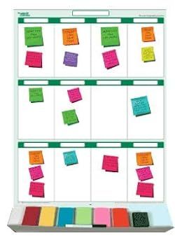 PRICES MAY VARY. Get organized utilizing this complete Kit. Each kit includes your planner with plastic wall tray, 600 color coding 2" x 2" sticky-notes, dry-erase marker, eraser and a set of sticky-pad installation pads to safely hang on any door or wall. Includes complimentary dry-erase marker, eraser, and peel-and-stick marker holder. Never re-write you "to-do" list again. Use sticky-note and pull your daily tasks one at a time Eight different layouts and two sizes to choose from on Amazon - Weekly Planner Book, Personalized Sticky Notes, Note Planner, Weekly Planner Print, Planner System, Notes Plan, Weekly Planner Notepad, Sticky Note Planner, Organization Products