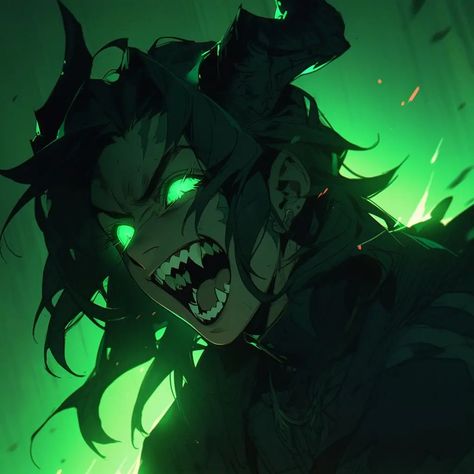 Green Demon, Goddess Of Egypt, Spotify Apple, Dark Art Illustrations, Cute Anime Profile Pictures, Character Design Male, Eye Art, Character Creation, Dnd Characters