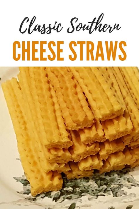 Cheese Straws Recipe, Cheesy Crackers, Cheese Straws, Southern Food, Classic Southern, Spanish Food, Savory Snacks, Favorite Snack, Southern Recipes