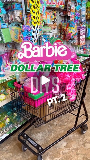 Food Ideas For Barbie Party, Ideas For Barbie Party, Snacks For Barbie Party, Barbie Gift Bags Ideas, Free Barbie Printables Templates, Barbie Theme Candy Table, Dollar Tree Candy Bar Ideas, Birthday Dollar Tree Diy, Barbie Team Party