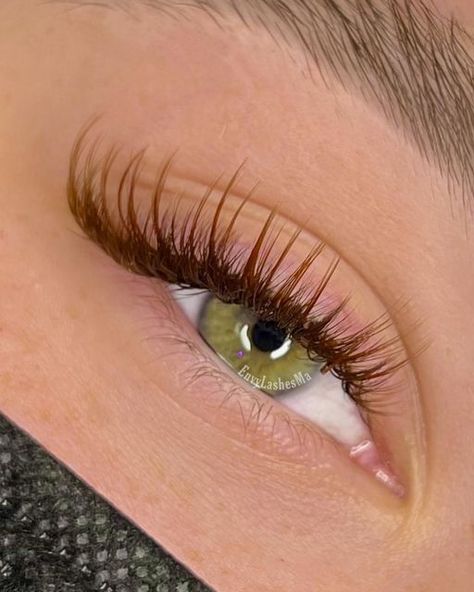 Gabrielle Core, Brown Lash Extensions, Natural Fake Eyelashes, Lash Extentions, Brown Hairstyles, Russian Volume Lashes, Lashes Extensions, Lash Extensions Styles, Perfect Eyelashes