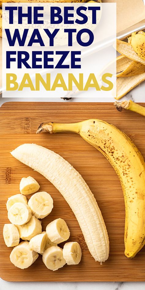 Freeze Bananas How To, How To Freeze Ripe Bananas, Can You Freeze Mashed Bananas, Best Way To Freeze Bananas, Freezing Bananas For Smoothies, How To Freeze Bananas For Smoothies, How To Use Frozen Bananas, Can You Freeze Bananas, Banana Skin Recipes