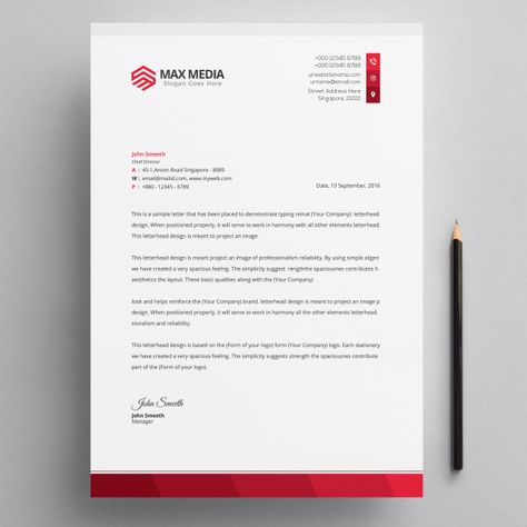 Letterhead Premium Psd | Premium Psd #Freepik #psd #background #brochure #abstract-background #flyer