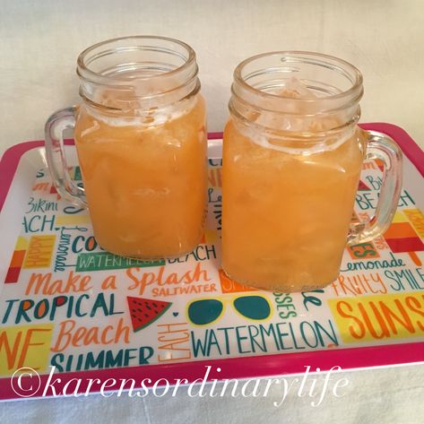 Cantaloupe Water | KarensOrdinaryLife Cantaloupe Water, Watermelon Water, Ordinary Life, Summer Watermelon, Get Even, Water Recipes, Flavored Water, Artificial Sweetener, Fruit Flavored