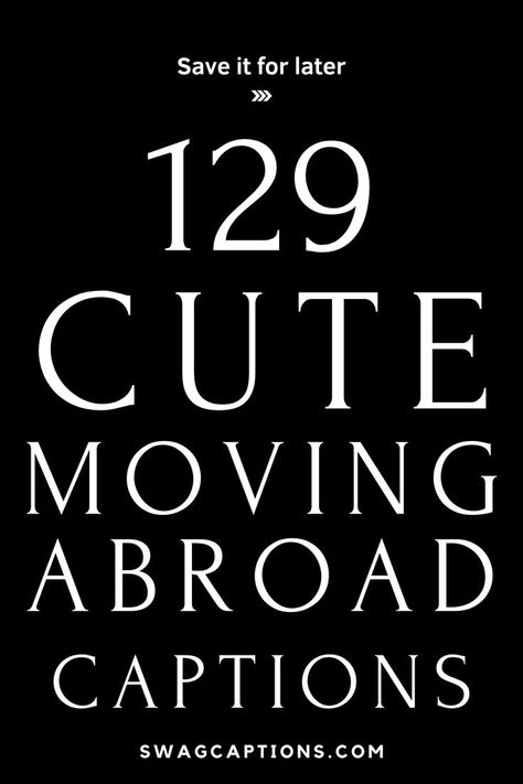 Looking for the perfect way to share your adventure? Discover these adorable "Cute Moving Abroad Captions" to capture every moment of your new journey! Whether you're settling into a new city or exploring new cultures, these captions add a touch of charm to your social media posts. Perfect for Instagram, Facebook, or any platform where you want to share your excitement with friends and family. Embrace the adventure with these cute and creative captions! Moving Abroad Captions, New City Captions, Study Abroad Captions, Study Abroad Instagram Captions, Moving Captions Instagram, Abroad Captions, Lifestyle Captions, Creative Captions, Moving Countries