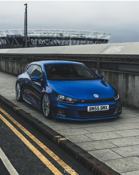 VW Scirocco R on Rotiforms Scirroco Volkswagen, Sirocco Volkswagen, Scirocco Volkswagen, Scirocco R, Vw Polo Gti, Vw Gti, Dream Cars Bmw, Hatchback Cars, Volkswagen Scirocco