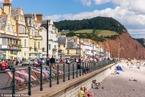 Sidmouth Devon, Uk Beach, Torquay Devon, Uk Places, Uk Landscapes, House Coastal, Uk Beaches, Dartmoor National Park, British Seaside