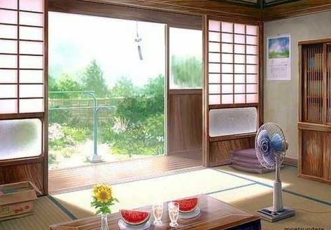 ✍ Daily Ambient Atmosphere for Writing & more ✍    Listen to “Summer Day in Japan”    #Japan #Summer #Summerday #Summertime #Writing #WritingHelp #Inspiration #Imagination #AmbientMixer Casa Anime, Anime House, Anime Places, Scenery Background, Anime Room, Animation Background, Environment Design, Japanese House, Anime Background