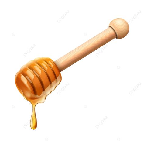 Spoon Drawing, Honey Spoons, Honey Sticks, Honey Dipper, Apple Icon, Wood Spoon, Wooden Board, Lights Background, Red Apple