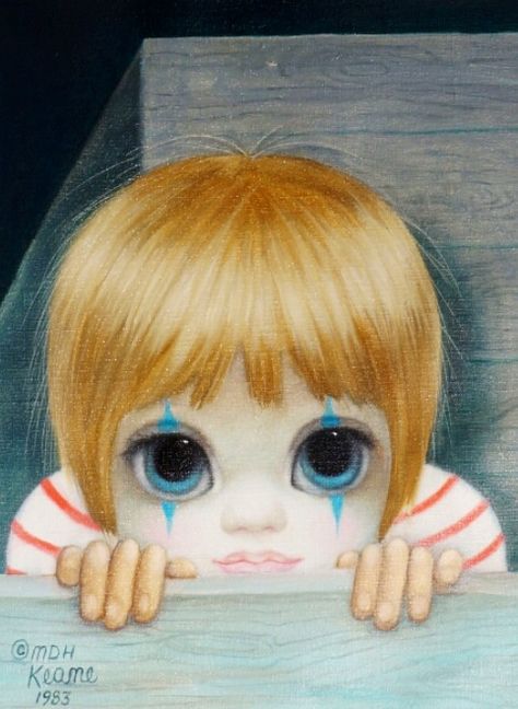 Margaret Keane, 1983 Margaret Keane Big Eyes Painting, Big Eyes Art Margaret Keane, Margaret Keane Paintings, Margaret Keene, Margret Keane, Keane Paintings, Big Eyes Movie, Keane Artist, Big Eyes Margaret Keane