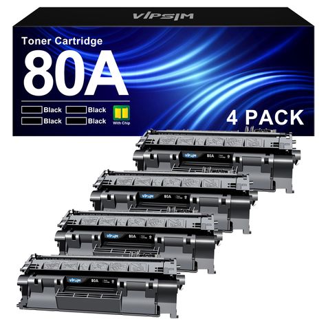 PRICES MAY VARY. Model Number: cf280a 80a toner cartridge compatible with hp 80a toner cartridge black CF280A Toner Cartridge Compatible Printers: M401n M401dn M401dne M401dw M401d M401a, MFP M425dn M425dw P2035 P2035N P2055D P2055DN P2055X Printer. Product page: hp 80a toner cartridge is 2,700 pages per cartridge (5% coverage) Package Contents: 4 black of hp 80a, 1 x User Guide We are committed to creating higher quality hp 80a toner cartridge to provide you with clearer and deeper printing. Model Number: cf280a 80a toner cartridge compatible with hp 80a toner cartridge black. CF280A Toner Cartridge Compatible Printers: M401n M401dn M401dne M401dw M401d M401a, MFP M425dn M425dw P2035 P2035N P2055D P2055DN P2055X Printer. Product page: hp 80a toner cartridge is 2,700 pages per cartridge (5 User Guide, Toner Cartridge, Product Page, Toner, Canon, Printer, Black