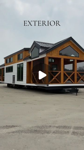 Platinum Park Model RV’s on Instagram: "This absolutely stunning 🤍TUMBLEWEED🤍 is heading to a new tiny home community: The Village-Fredericksburg, TX!📍  If you are looking for a vaction home in prime Texas Hill Country, this could be your home away from home! 👀  Here is their website to give you all more information! 👇👇👇👇👇👇 https://www.thevillage-fredericksburg.com/  #platinumcottages #tinyhome #cottagecore #modernhousedesign" Small Living Spaces Layout, Apartment Mini Model Ideas, Rv Park Model Homes, Luxury Trailer Homes, Tiny Home Community Layout, Tiny Country House, Park Model Homes Floor Plans, Park Model Homes Interiors, Tiny Home Villages