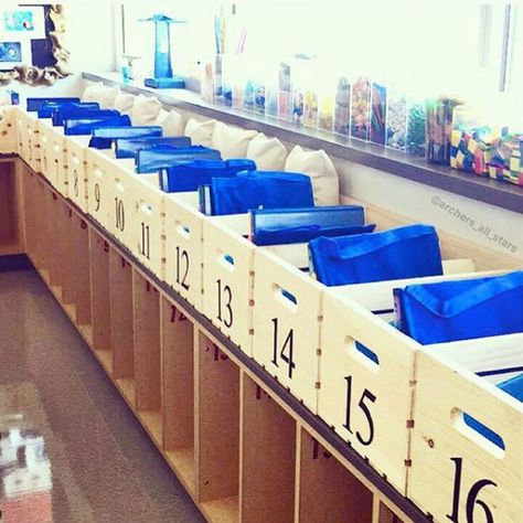 Check Michael's, use 40/50% coupons offered weekly. Student Cubby Organization, School Cubbies, Cubby Labels Preschool, Cubby Labels For Classroom, Cubby Tags, Organizational Hacks, Student Numbers, Packing Kids, Flexible Seating