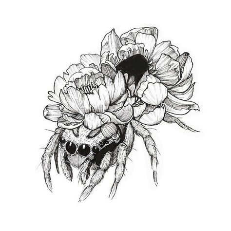 1975 Tattoo, Gotik Tattoo, Tattoos Meaningful, Spider Tattoo, Plant Tattoo, Thigh Tattoos, Spooky Tattoos, Tattoo Portfolio, Dark Art Tattoo