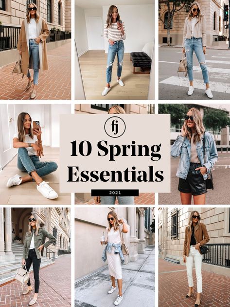 Need a wardrobe refresh for spring? Click to see the top 10 essentials needed for your spring wardrobe this year. Outfit For Spring 2023, Women’s Spring Outfits 2024, Spring Staple Pieces, Spring Jeans Outfit 2023, Outfit Spring 2023 Women, Sight Seeing Outfit Spring, 2024 Spring Outfits For Women, Spring Looks For Women 2024, Spring Walking Outfit