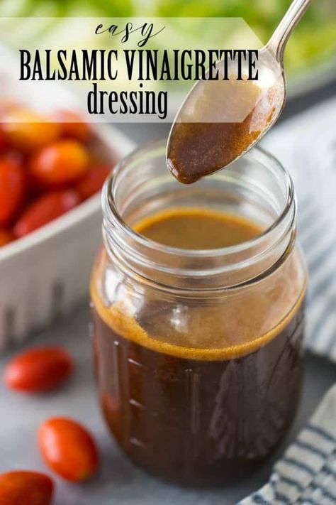 Balsamic Vinaigrette Dressing Recipe, Balsamic Vinegarette, Maple Balsamic Dressing, Balsamic Vinegar Dressing, Vinaigrette Dressing Recipe, Balsamic Vinaigrette Recipe, Homemade Balsamic Vinaigrette, Maple Balsamic, Balsamic Vinaigrette Dressing