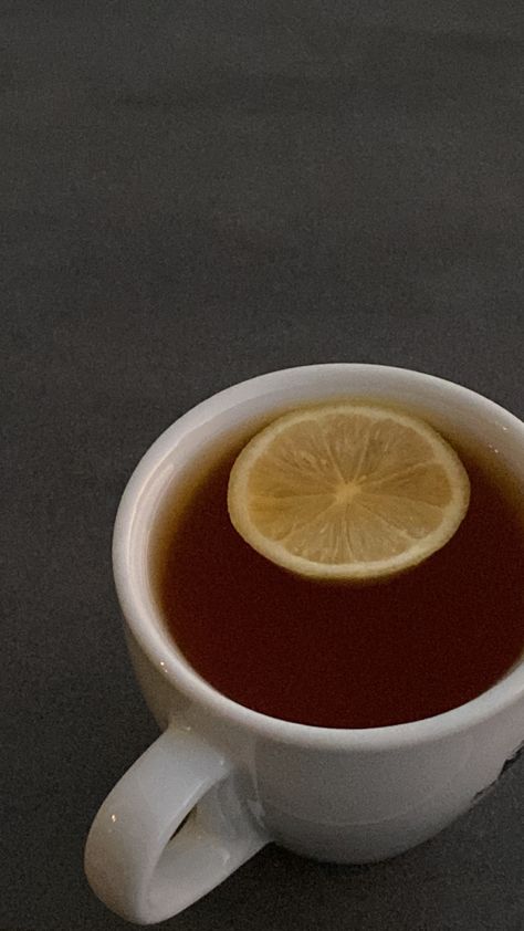 Tea With Honey And Lemon, Having Tea Aesthetic, Lemon Ginger Tea Aesthetic, Nighttime Tea Aesthetic, Tea Asthetic Picture Dark, Tea Vision Board, Herb Tea Aesthetic, Drink Tea Aesthetic, Tea Aethstetic