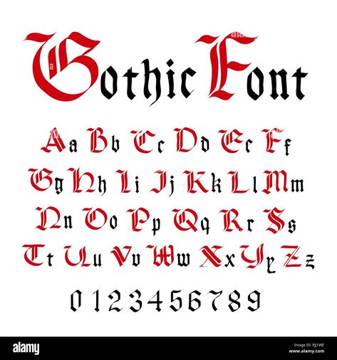 Ancient Letters, Medieval Font, Font Creator, Gothic Lettering, Gothic Font, Gothic Fonts, Simple Designs To Draw, Tattoo Font, Bullet Journal Design Ideas