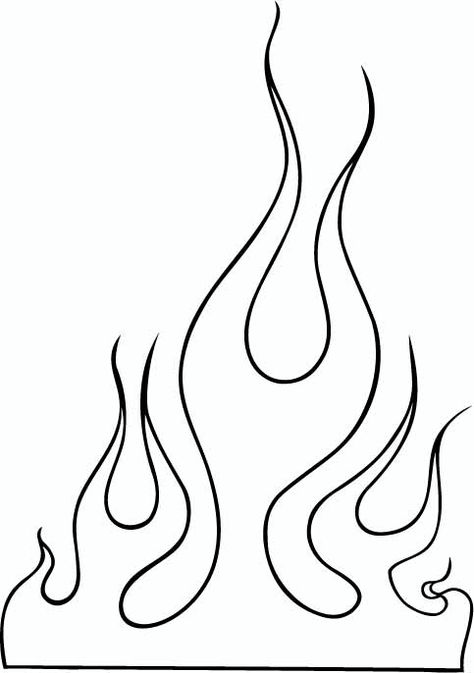 Tattoo Flames Designs - Top Tattoos Design - ClipArt Best - ClipArt Best Flame Design Art, Flames Tattoo Stencil, Stencil Art Ideas Design, Best Tattoo Stencils, Cool Easy Designs, Flame Tattoo Design, Flames Tattoo Design, Flame Outline, Flame Stencil