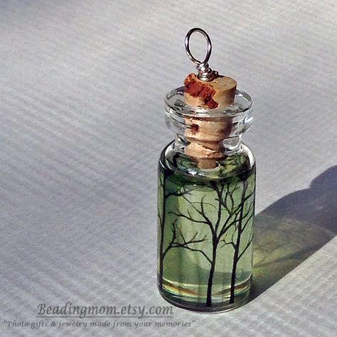 Diy Herbarium Bottle, Tiny Jar Crafts, Tiny Bottles, Tiny Jars, Small Glass Bottles, Mini Glass Bottles, Greenville South Carolina, Mini Jars, Miniature Bottles