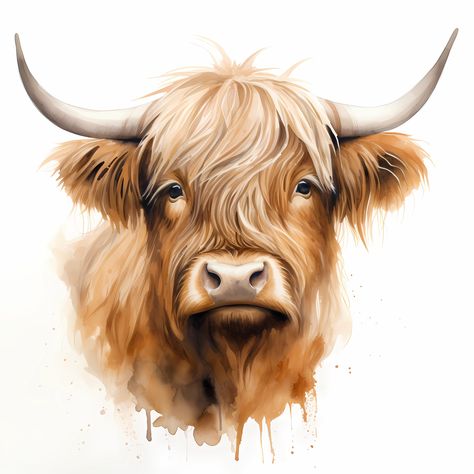 This sweet highland cow is ready to be instantly downloaded, printed and placed in your nursery, children's room or any other room of your choosing! DIGITAL DOWNLOAD No physical item will be shipped to you Download and print directly after purchasing Feel free to check out the rest of the shop!  https://www.etsy.com/ca/shop/MadebyHaylsCA *personal use only* 4096x4096 px and 300dpi  Do not hesitate to contact me with any issues, thank you for your purchase! Simple Highland Cow Painting, Watercolour Highland Cow, How To Paint A Highland Cow, How To Draw A Highland Cow, Highland Cow Painting Easy, Highland Cow Sketch, Scottish Highland Cow Art, Highland Cow Drawing, Highland Cow Watercolour