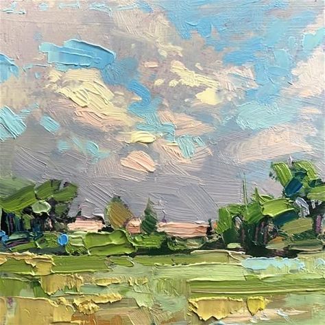 Expressive Landscape Art, Impressionism Art Landscape, Landscape Art Acrylic, Impasto Landscape, Fine Art Painting Acrylic, Impressionist Paintings Landscape, Landscape Art Abstract, Abstract Impressionist Paintings, Landscape Abstract