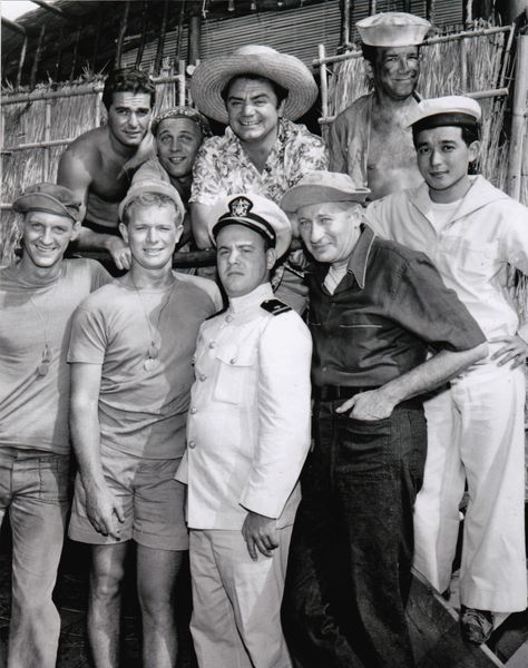 the crew of PT-73 on "McHale's Navy" Mchale's Navy, 60s Tv Shows, 1960s Tv Shows, Ernest Borgnine, 60s Tv, Vintage Television, Old Time Radio, Classic Television, Old Shows