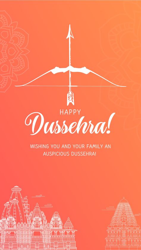 Digital- printable banner for dussehra greeting Dussehra Banner, Dussehra Greetings, Happy Dussehra, Happy Wishes, Printable Banner, Digital Printables, Quick Saves