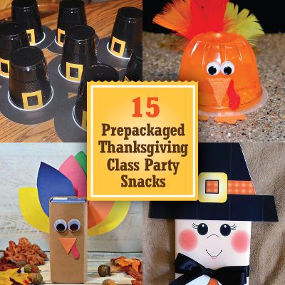 Store-bought Thanksgiving Class Party Snack Ideas - PTO Today Classroom Snacks For Kids, Toddler Thanksgiving Snacks, Preschool Thanksgiving Snacks, Class Party Snack Ideas, Thanksgiving School Snacks, Classroom Traditions, Thanksgiving Classroom Treats, Thanksgiving Class Party, Thanksgiving Kid Snacks