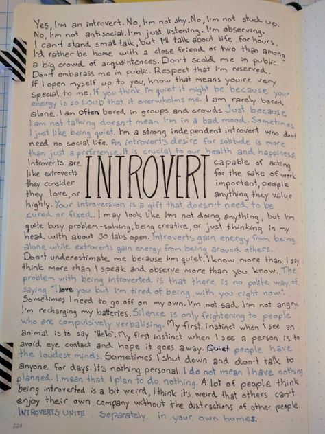 Personality Journal Ideas, My Personality Journal Page, Personal Diaries Ideas, Life Diary Ideas, Introverted Aesthetic Wallpaper, Things To Write In Your Personal Diary, Journal Ideas Writing Thoughts, Cool Things To Write In A Notebook, What To Write In A Personal Diary