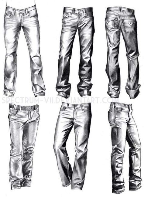 .... Jeans Drawing, Siluete Umane, Drawing Studies, 인물 드로잉, Anatomy Drawing, Drawing Clothes, Drawing Techniques, Copic, Design Sketch