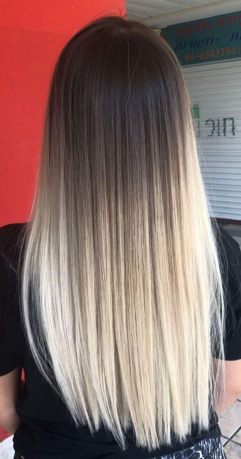 Brown To Blonde Balayage Straight Hair, Brown Hair With Blonde Ends, Air Touch Hair, Tmavý Blond, Brown To Blonde Ombre Hair, Balayage Brunette To Blonde, Dark Brunette Balayage Hair, Blonde Hair Tips, Baylage Hair