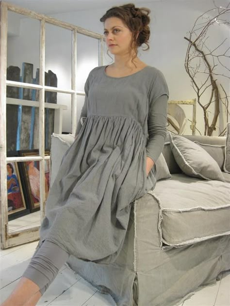 Look Hippie Chic, Baggy Dresses, Boho Mode, Robes Vintage, Vestidos Vintage, Olivia Palermo, Hippie Chic, Linen Clothes, Linen Dresses