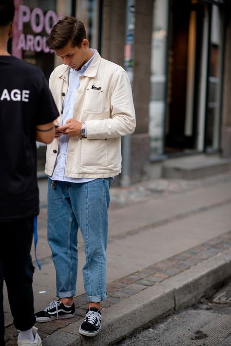 Copenhagen Fashion Week SS18: the strongest street style | British GQ Side Road, Streetwear Mode, Copenhagen Fashion, Mens Fashion Rugged, Hipster Mens Fashion, Copenhagen Style, Copenhagen Fashion Week, Mens Fashion Streetwear, Sneakers Mode