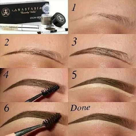 . Make Up Mata, Permanente Make-up, How To Do Eyebrows, Membentuk Alis, Bentuk Alis, Eyebrow Makeup Tips, Fill In Brows, Eyebrows On Fleek, Smink Inspiration