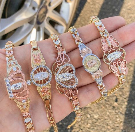 Quiencera Jewelry, Quinceanera Jewelry Bracelets, Gold Bracelet For Women Mexican, Mexican Jewelry Gold Bracelet, Necklace For Quinceanera, Mexican Bracelets Gold, Quinceanera Bracelet Gold, Mexican Charm Bracelet, Xv Bracelets