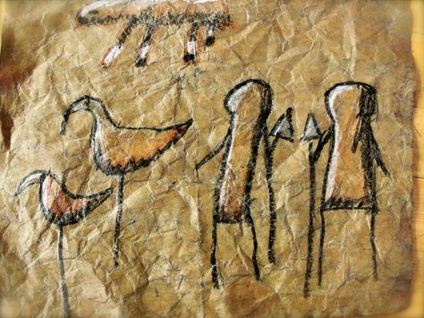 cave paintings | Da Vinci's Wings: 3rd Grade Lascaux Cave Paintings Prehistoric Drawings, Altamira Cave, Lascaux Cave Paintings, Cave Drawing, Prehistoric Painting, Prehistoric Cave Paintings, Stone Age Art, Cave Drawings, Crayon Drawings