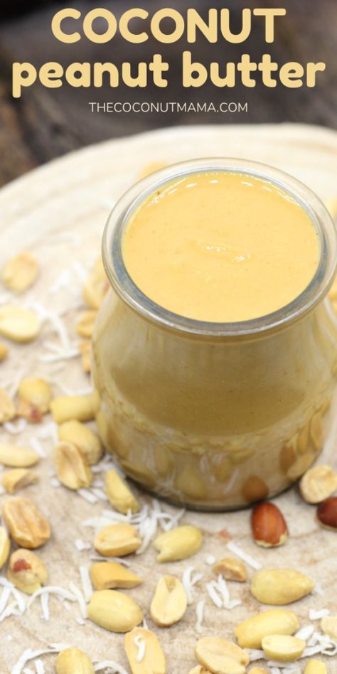 Healthy Peanut Butter Recipes, Almond Cow, Peanut Butter Recipe, Nut Butter Recipes, Homemade Foods, Keto Drinks, Coconut Peanut Butter, Coconut Oil Recipes, Olive Recipes