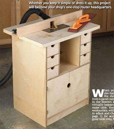 49 FREE DIY Router Table Plans For an Epic Home Workshop Router Table Plans, Diy Router Table, Outdoor Woodworking Plans, Diy Router, Woodworking Plans Pdf, Rustic Woodworking, Woodworking Table, Router Table, Diy Holz