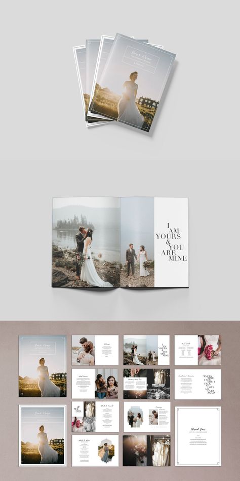 Wedding Photo Magazine, Wedding Magazine Layout Design, Wedding Catalog Design Layout, Bridal Magazine Layout, Wedding Magazine Layout, Wedding Brochure Design, Wedding Photo Book Layout, Vogue Prints, Magazine Page Design