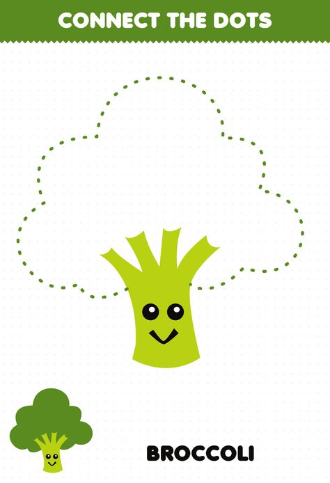 Broccoli Character, Vegetable Activity For Kids, Owl Classroom Decor, Chinese Worksheet, Broccoli Vegetable, Owl Classroom, Vegetable Cartoon, Kids Vegetables, Dot Worksheets