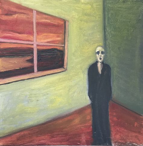 Edvard Munch inspired painting during isolation. Edvard Munch Inspired Art, German Expressionism Paintings, Edward Munch Art, Edvard Munch Quote, Isolation Painting, Expressionism Art Painting, Edvard Munch Paintings, Painting Expressionism, Acrylic Collage