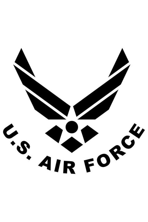 U.s. Air Force Logo, United States Air Force Logo, Air Force Insignia, Air Force Svg File Free, Air Force Crafts, Usmc Tattoo Sleeve, Air Force Svg, Wahoo Board, Us Air Force Logo