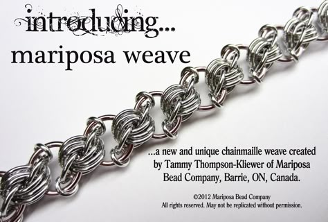 My own design! :) Tammy Thompson, Chainmaille Patterns, Chainmaille Jewelry Patterns, Chain Maille Patterns, Chainmail Patterns, Chainmaille Tutorial, Jump Ring Jewelry, Wire Jewelery, Chainmail Jewelry