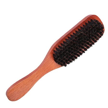 Bristle Brush Hair Beauty Tool Gift for Friend Slick Back Hairbrush Wooden Bamboo Size: 23.2X5.5CM.  Color: Black. Bestool Hair Brush, Slick Back Hairbrush, Slick Back Brush, Slick Brush, Teen Christmas Wishlist, Hair Gell, 2025 Wishlist, Bristle Hair Brush, Roller Curls