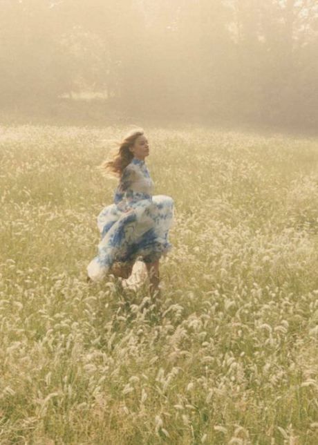 Wildflowers | Fields of Flowers | In the Meadow Running Through A Field, Kentish Town, Blowing In The Wind, Art Pastel, Baguio, Princess Aesthetic, Cottagecore Aesthetic, Girl Running, + Core + Aesthetic