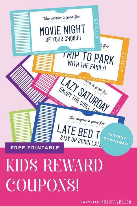 Don't want to just hand out cash? I don't blame you! Check out these free printable coupons for kids instead! Printable Reward Tickets, Coupon Books For Kids, Coupons For Kids From Parents, Easter Coupons For Teens, Reward Bucks Free Printable, Kids Coupon Book Ideas, Kids Rewards Ideas, Free Printable Coupons Template, Gift Coupon Ideas