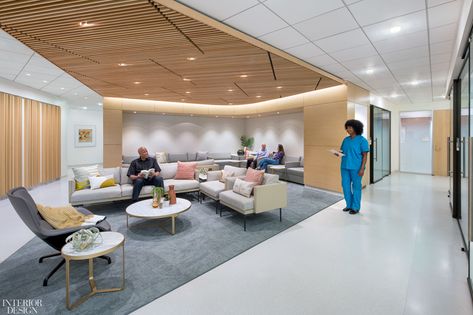 Healthcare Interior Design, Hospital Interior, Clinic Interior Design, Cove Lighting, Comfy Seating, Hospital Interior Design, Hospital Design, Healthcare Design, Waiting Area