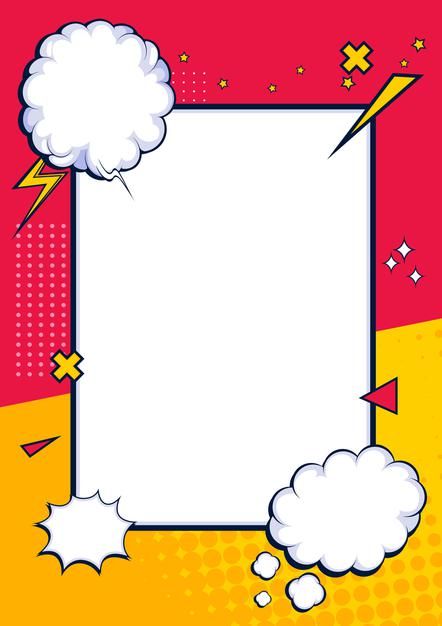 Comic templat background design, pop art... | Premium Vector #Freepik #vector #background #banner #frame #poster Templates For Posters, Comics Background Template, Design For Illustration Board, Pop Art Frame, Arts Background Design, Comic Background Aesthetic, Pop Art Background Design, Sale Background Design, Comic Graphic Design