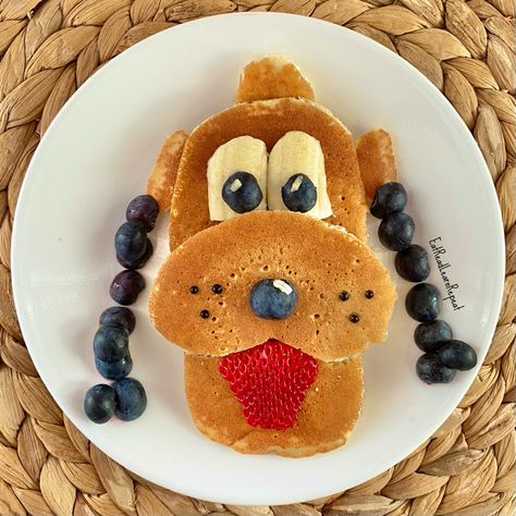 Kids Pancakes Ideas Fun, Cute Breakfast Ideas For Kids, Cute Breakfast Ideas, Fun Pancakes, Kids Pancakes, Toddler Breakfast, Decorações Com Comidas, Food Art For Kids, Creative Snacks